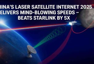 China Laser Satellite Internet 2025 beams high-speed multicolored laser from Earth to space, outperforming Starlink