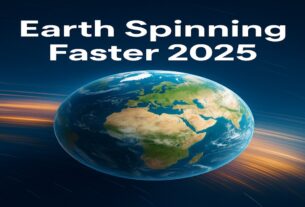 Earth spinning faster in 2025 with time distortion effect and high-speed motion