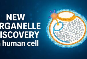 New organelle discovered in human cell with scientific visualization