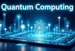 Quantum computing futuristic digital concept 2025