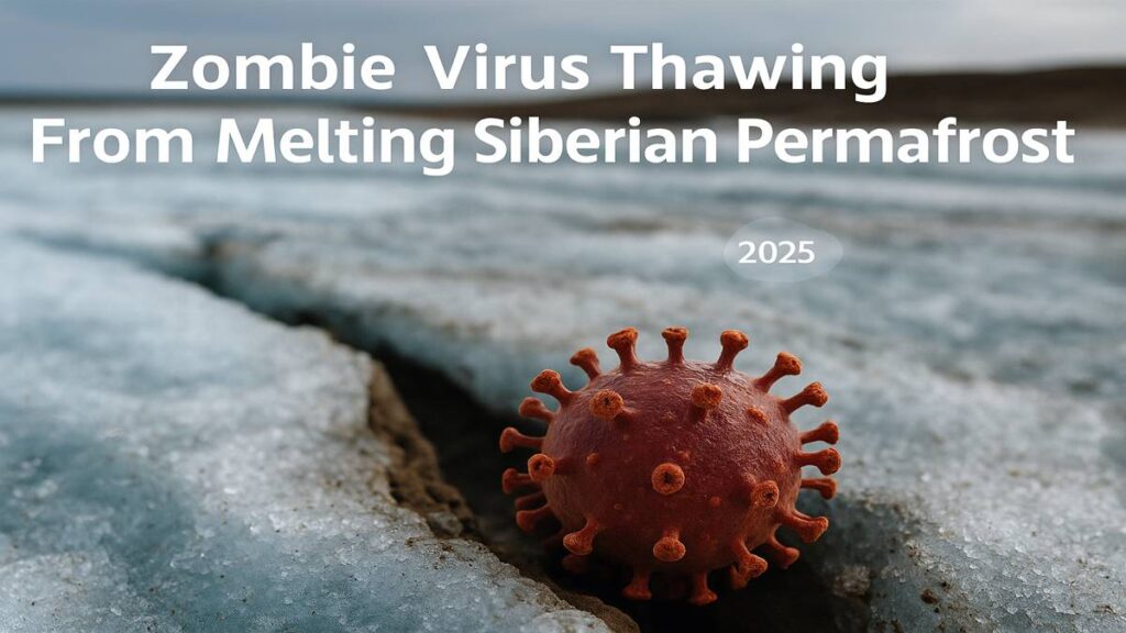Zombie virus emerging from melting Siberian ice in 2025